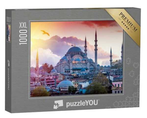 puzzleYOU Puzzle Istanbul, Ansicht der türkischen Hauptstadt, 1000 Puzzleteile, puzzleYOU-Kollektionen Türkei, Istanbul, Naher Osten