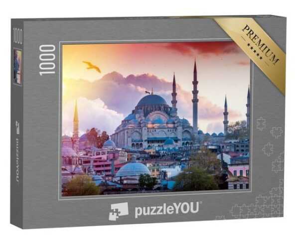 puzzleYOU Puzzle Istanbul, Ansicht der türkischen Hauptstadt, 1000 Puzzleteile, puzzleYOU-Kollektionen Türkei, Istanbul, Naher Osten