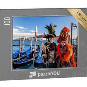 puzzleYOU Puzzle Karneval in Venedig, Italien, 100 Puzzleteile, puzzleYOU-Kollektionen Venedig