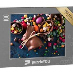 puzzleYOU Puzzle Köstliche Süßigkeiten zu Ostern, 100 Puzzleteile, puzzleYOU-Kollektionen Festtage