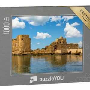 puzzleYOU Puzzle Kreuzfahrer Seeburg Sidon Saida im Südlibanon, 1000 Puzzleteile, puzzleYOU-Kollektionen Naher Osten