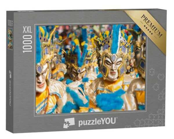 puzzleYOU Puzzle Kultur in La Vega: Karneval, Dom. Rep., 1000 Puzzleteile, puzzleYOU-Kollektionen Karibik