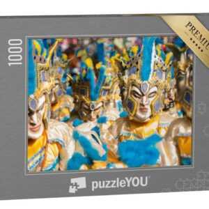 puzzleYOU Puzzle Kultur in La Vega: Karneval, Dom. Rep., 1000 Puzzleteile, puzzleYOU-Kollektionen Karibik