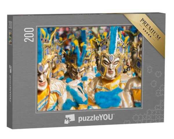puzzleYOU Puzzle Kultur in La Vega: Karneval, Dom. Rep., 200 Puzzleteile, puzzleYOU-Kollektionen Karibik