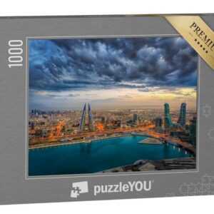 puzzleYOU Puzzle Luftaufnahme der Architektur in Manama, Bahrain, 1000 Puzzleteile, puzzleYOU-Kollektionen Naher Osten