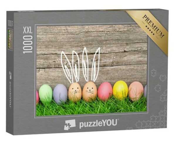 puzzleYOU Puzzle Lustige Oster-Dekoration mit Ostereiern, 1000 Puzzleteile, puzzleYOU-Kollektionen Festtage