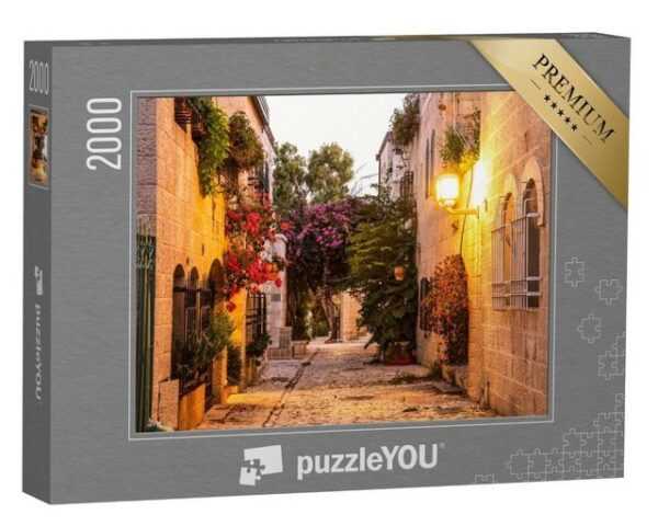 puzzleYOU Puzzle Mishkenot Shaananim, Stadtteil von Jerusalem, 2000 Puzzleteile, puzzleYOU-Kollektionen Naher Osten