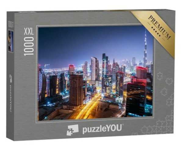 puzzleYOU Puzzle Stadtbild von Dubai, Vereinigte Arabische Emirate, 1000 Puzzleteile, puzzleYOU-Kollektionen Naher Osten