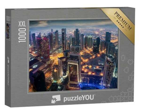 puzzleYOU Puzzle Stadtzentrum von Doha, Katar, 1000 Puzzleteile, puzzleYOU-Kollektionen Naher Osten