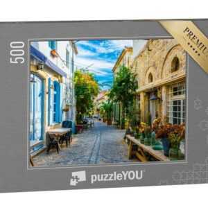 puzzleYOU Puzzle Straßenansicht der Stadt Alacati, Türkei, 500 Puzzleteile, puzzleYOU-Kollektionen Naher Osten
