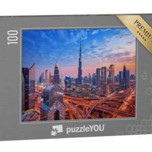 puzzleYOU Puzzle Zentrum von Dubai, Vereinigte Arabische Emirate, 100 Puzzleteile, puzzleYOU-Kollektionen Naher Osten