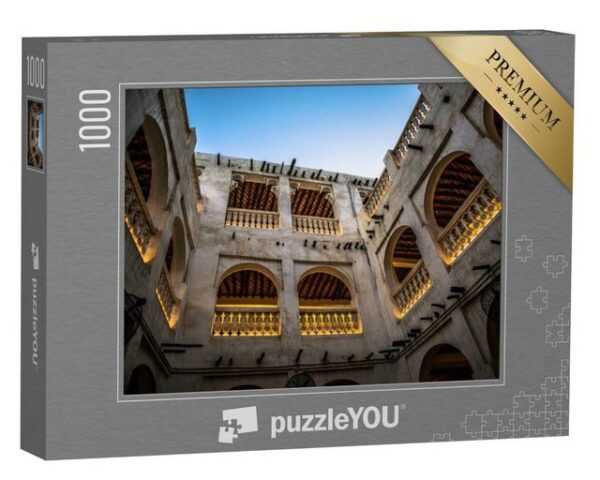 puzzleYOU Puzzle traditionelles Gebäude, 1000 Puzzleteile, puzzleYOU-Kollektionen Naher Osten