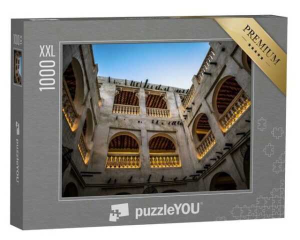 puzzleYOU Puzzle traditionelles Gebäude, 1000 Puzzleteile, puzzleYOU-Kollektionen Naher Osten
