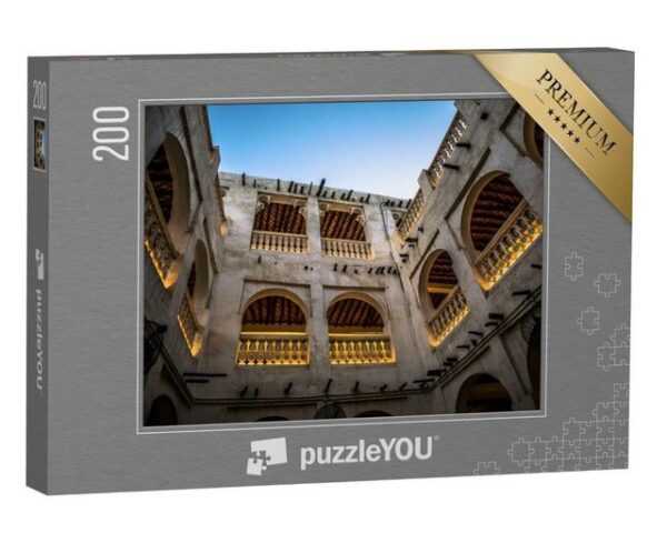 puzzleYOU Puzzle traditionelles Gebäude, 200 Puzzleteile, puzzleYOU-Kollektionen Naher Osten