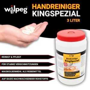 wilpeg® Handcreme "KingSpezial" Handreiniger Seife Waschpaste Handwaschpaste 3L, 6 Stück