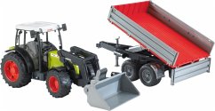 Bruder 2112 - Claas: Nectis 267F + Frontlader + Anhänger