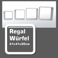 Regal-Würfel weiß