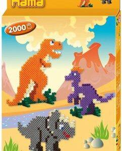 Hama 3434 - Bügelperlen Dinosaurier