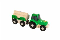 33799 BRIO Traktor mit Holz-Anhänger