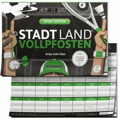 DENKRIESEN - STADT LAND VOLLPFOSTEN® - SPORT EDITION "Grips statt Gips." - A4