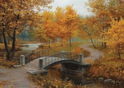 Eurographics 6000-0979 - Herbst im alten Park von Eugene Lushpin