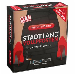 DENKRIESEN - STADT LAND VOLLPFOSTEN® - Das Kartenspiel - ROTLICHT EDITION "Jetzt wird's dreckig."