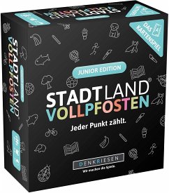 DENKRIESEN - STADT LAND VOLLPFOSTEN® - Das Kartenspiel - JUNIOR EDITION "Jeder Punkt zählt."