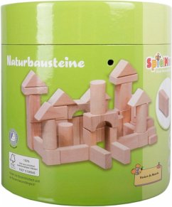 SpielMaus Holz Naturbausteine 100 Stück