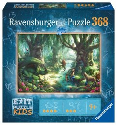 Ravensburger EXIT Puzzle Kids - 12955 Der magische Wald - 368 Teile Puzzle für Kinder ab 9 Jahren