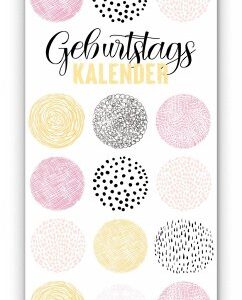 Trötsch Geburtstagskalender Glamour