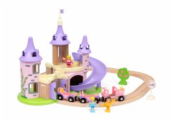 BRIO Disney Princess 33312 Traumschloss Eisenbahn-Set - Märchenhafte Ergänzung für die BRIO Holzeisenbahn - Empfohlen ab 3 Jahren