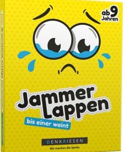 DENKRIESEN - JAMMERLAPPEN® - Das dramatisch lustige Kartenspiel - "bis einer weint"