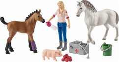 Schleich Farm World 42486 - Arztbesuch bei Stute und Fohlen