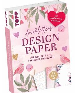 Design Paper Love Letters A6