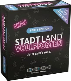 Denkriesen - Stadt Land Vollpfosten® - Das Kartenspiel - Party Edition "Jetzt geht's rund" (Spiel)