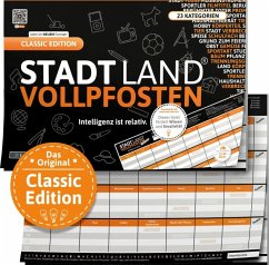 DENKRIESEN - STADT LAND VOLLPFOSTEN® - CLASSIC EDITION - "Intelligenz ist relativ." - A4