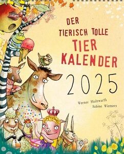 Wandkalender 2025: Der tierisch tolle Tierkalender