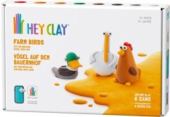 HEY CLAY Vögel 6 Dosen Set