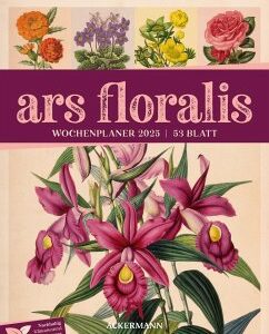 Ars Floralis - Vintage Wochenplander Kalender 2025