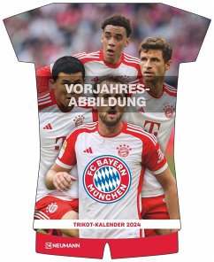 FC Bayern München 2025 - Trikotkalender - Wand-Kalender - Fan-Kalender - Fußball-Kalender - 34