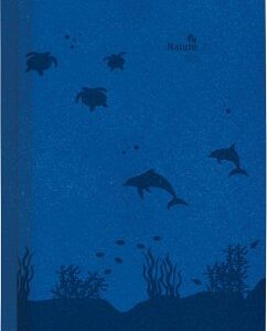 Buchkalender Nature Line Ocean 2025 - Taschen-Kalender A5 - 1 Tag 1 Seite - 416 Seiten - Umwelt-Kalender - mit Hardcover - Alpha Edition