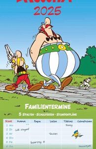 Asterix 2025 Familienplaner - Familien-Timer - Termin-Planer - Kids - Kinder-Kalender - Familien-Kalender - 22x45