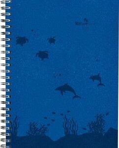 Wochenplaner Nature Line Ocean 2025 - Taschen-Kalender A5 - 1 Woche 2 Seiten - Ringbindung - 128 Seiten - Umwelt-Kalender - mit Hardcover - Alpha Edition