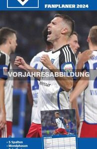 Hamburger SV 2025 - Fanplaner - Fußball-Kalender - Fan-Kalender - 22x45 - Sport