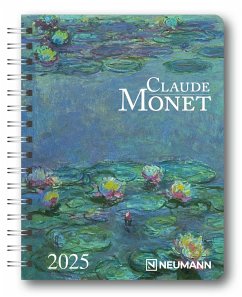 Claude Monet 2025 - Diary - Buchkalender - Taschenkalender - Kunstkalender - 16