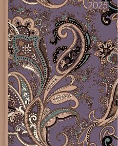 Lady Journal Paisley 2025 - Taschenkalender A6 (10