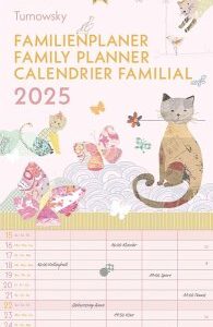 GreenLine Turnowsky 2025 Familienplaner -Wandkalender - Familien-Kalender - 22x45