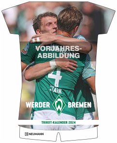 Werder Bremen 2025 - Trikotkalender - Fan-Kalender - Fußball-Kalender - 34