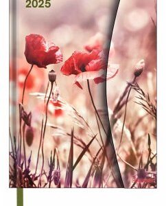 Flowers 2025 - Diary - Buchkalender - Taschenkalender - 16x22