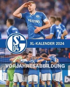 FC Schalke 04 2025 - Poster-Kalender-XL - Fußball-Kalender - Fan-Kalender - 48x64 - Sport